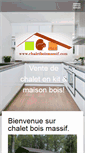 Mobile Screenshot of chaletboismassif.com